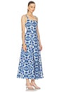view 2 of 3 VESTIDO RAFAELLA in Lapis Mirage