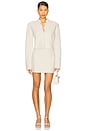 view 4 of 4 Caelia Boucle Knit Jacket in Off White