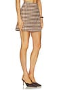 view 2 of 6 Evelyn Mini Skirt in Praline Check