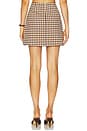 view 4 of 6 Evelyn Mini Skirt in Praline Check