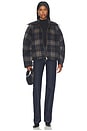 view 6 of 5 Liora Reversible Jacket in Ink & Check