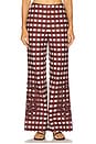 view 1 of 6 Roma Trouser in Wine Picnic