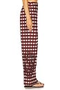 view 2 of 6 Roma Trouser in Wine Picnic