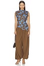 view 5 of 6 Heidi Trouser in Chestnut