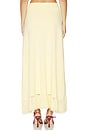 view 4 of 6 Amelia Fringe Hem Skirt in Lemon