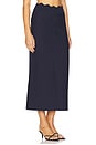 view 2 of 6 Lennon Crepe Knit Skirt in Dark Navy