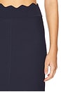 view 6 of 6 Lennon Crepe Knit Skirt in Dark Navy