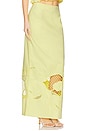view 2 of 6 Esme Embroidered Skirt in Citrine