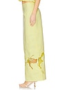 view 3 of 6 Esme Embroidered Skirt in Citrine