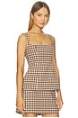 view 2 of 5 Edrika Top in Praline Check