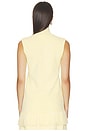 view 3 of 4 TOP DE PUNTO CON BAJO DE FLECOS TIAMA  in Lemon