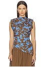 view 1 of 5 Alyssa Top in Bluebell Bloom