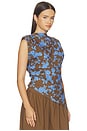 view 2 of 5 Alyssa Top in Bluebell Bloom