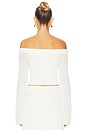 view 3 of 4 ORIA 오프 숄더 탑 in Off White