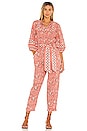 view 1 of 4 Magdalena Jumpsuit in Cherry Blossom