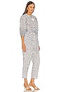 view 3 of 4 Magdalena Jumpsuit in Hydrangea Mix Print