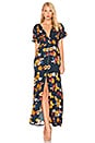 view 1 of 3 MAXIVESTIDO VALENTINA in Navy Floral