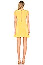 view 3 of 3 X ROCKY BARNES Cooper Short Dress in Chartreuse
