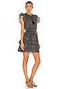 view 3 of 4 Rachelle Mini Dress in Raja Block Black