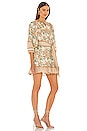 view 2 of 3 Magdalena Mini Dress in Tropical Block Print