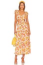 view 1 of 3 VESTIDO MIDI CLARA in Lucia Floral Print