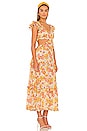 view 2 of 3 Clara Ankle Dress in Lucia Floral Print