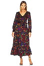 view 4 of 4 Juliette Midi Dress in Garden Floral Print