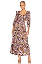 view 1 of 3 Paris Midi Dress in Tapestry Print