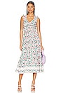 view 1 of 3 VESTIDO MIDI KAREENA in Wildflower