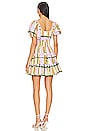 view 3 of 3 Iona Mini Dress in Saffron Hale Print