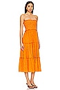 view 2 of 3 Allegra Midi Dress in Bright Orange