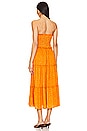 view 3 of 3 Allegra Midi Dress in Bright Orange