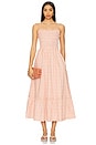 view 1 of 4 Magnolia Ankle Dress in Bellini Plaid Print