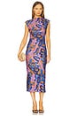 view 1 of 3 Carrie Midi Dress in Fresco Print