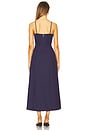 view 3 of 3 VESTIDO NO TORNOZELO RILEY in Moresco Navy Print
