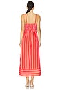 view 3 of 4 Lacey Ankle Dress in Poppy Red & Ivory