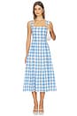view 1 of 3 VESTIDO ARDENA in Blue Bonnet Gingham