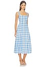 view 2 of 3 VESTIDO ARDENA in Blue Bonnet Gingham