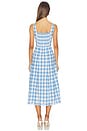 view 3 of 3 VESTIDO ARDENA in Blue Bonnet Gingham