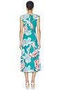view 3 of 3 Joelle Midi Dress in La Rouge North Sea Print