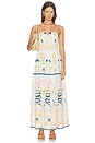 view 1 of 3 VESTIDO AL TOBILLO ADRIA in Montecito Print