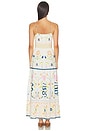 view 3 of 3 VESTIDO AL TOBILLO ADRIA in Montecito Print