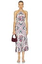 view 1 of 3 VESTIDO AL TOBILLO CORNELIA  in Carmella Print