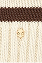 view 5 of 5 Blair Sweater in Cream & Brown