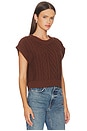 view 2 of 4 Gigi Sweater Vest in Cocoa