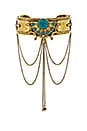 view 2 of 4 Fleur Armband in Brass & Turquoise