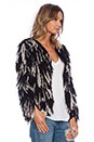 view 2 of 3 Aubrey Fringe Sweater in Black