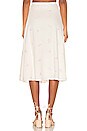 view 3 of 5 Tasha Midi Skirt in Ivory