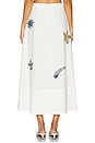 view 4 of 6 Eden Ankle Skirt in Ivory Mult