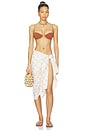 view 5 of 6 Destiny Sarong in Ditsy Shell Print